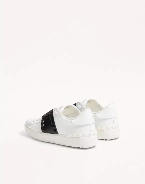 Valentino Rockstud Untitled Sneaker In Calfskin Leather With Tonal Studs - Image 4